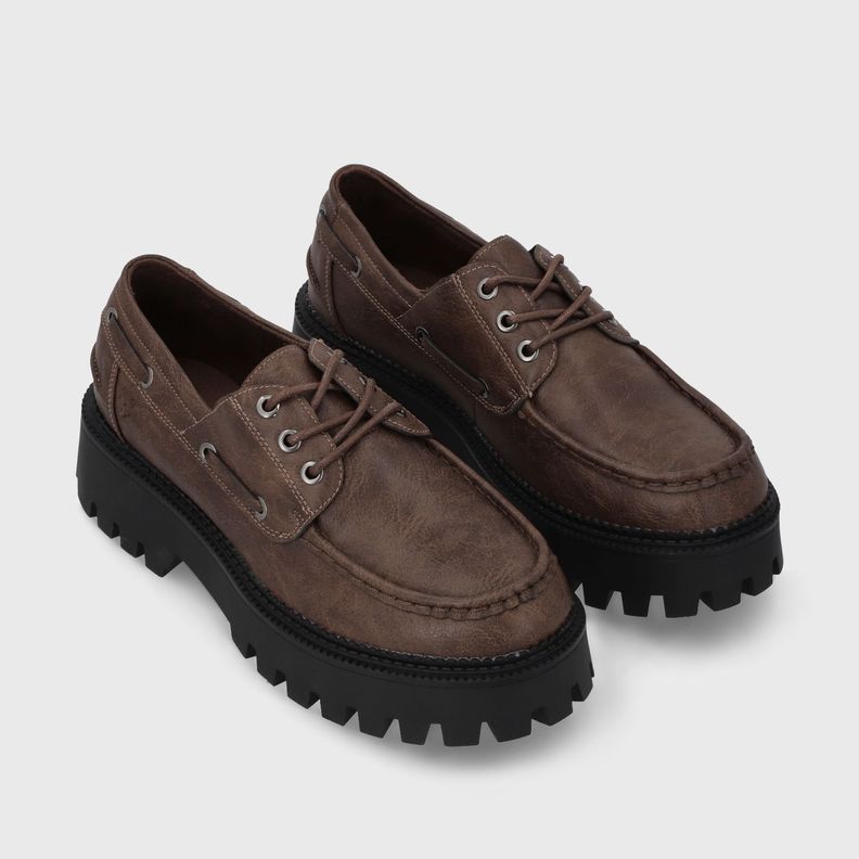 Zapato Plataforma Café Mujer 46302 Gotta-1