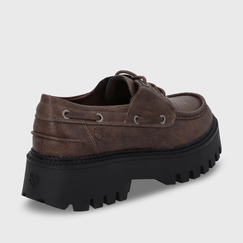 Zapato Plataforma Café Mujer 46302 Gotta-5