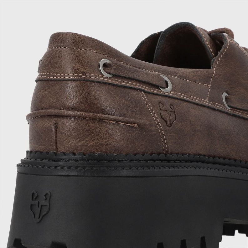 Zapato Plataforma Café Mujer 46302 Gotta-7