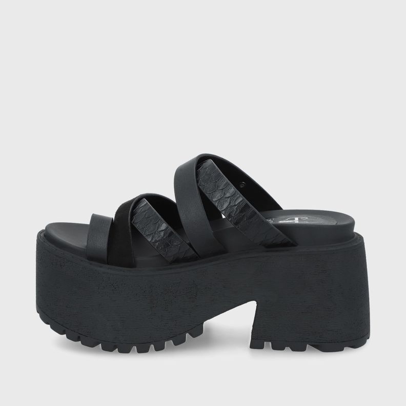 Sandalia Negra Mujer 1567A Gotta-4