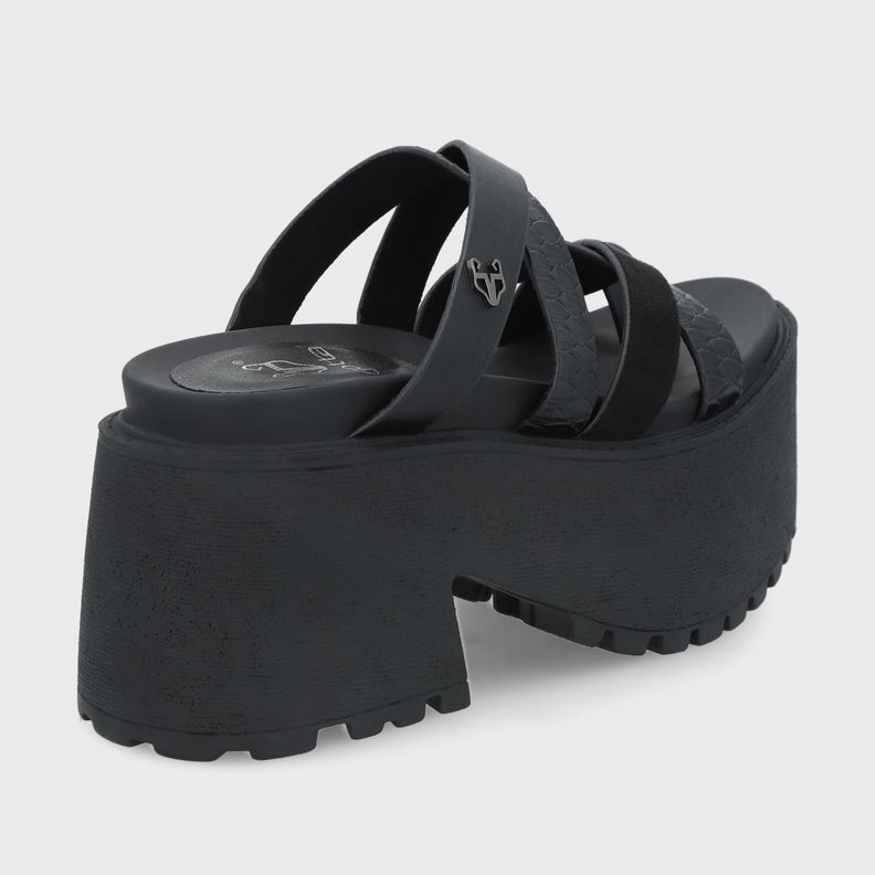 Sandalia Negra Mujer 1567A Gotta-5