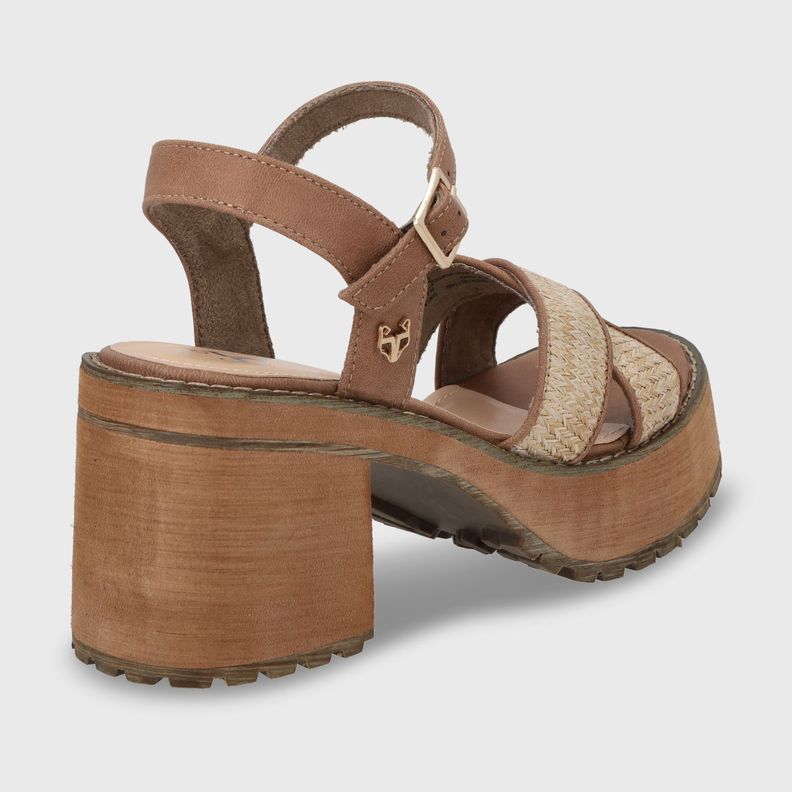 Sandalia Plataforma Beige Mujer 25796 Gotta-4