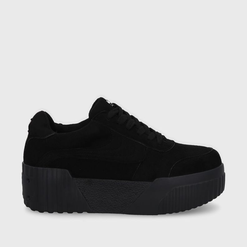 Zapatilla Negra Mujer 13142 Gotta