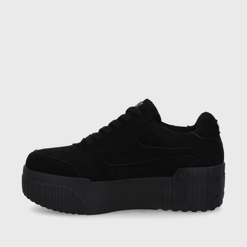Zapatilla Negra Mujer 13142 Gotta-3