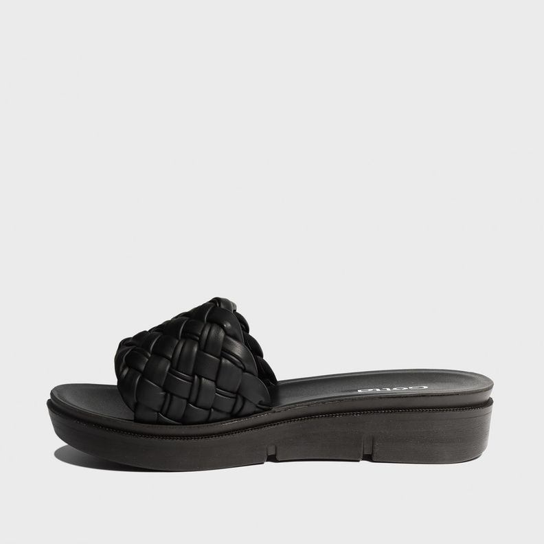 Sandalia Plana Negra Mujer 23231 Gotta-3