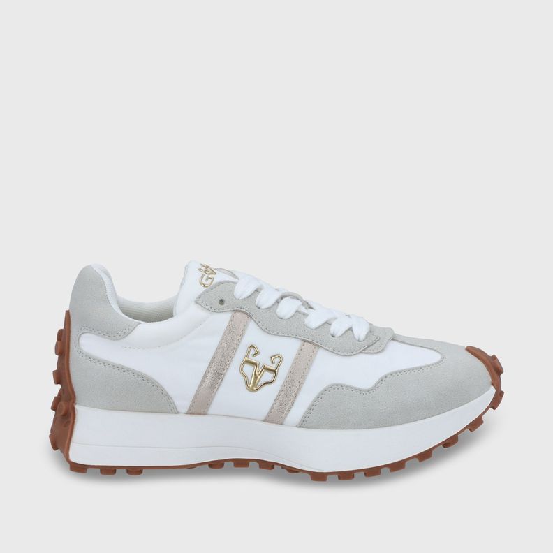 Zapatilla Plana Blanca Mujer 53760 Gotta-0