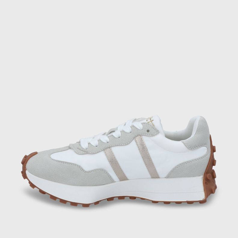 Zapatilla Plana Blanca Mujer 53760 Gotta-3
