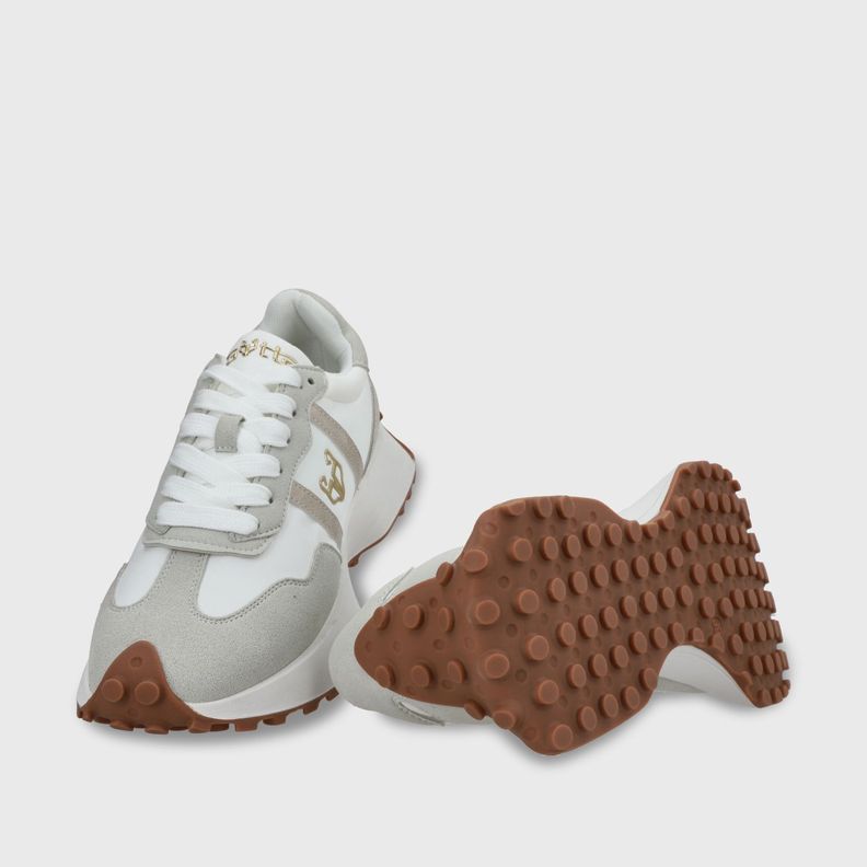 Zapatilla Plana Blanca Mujer 53760 Gotta-6