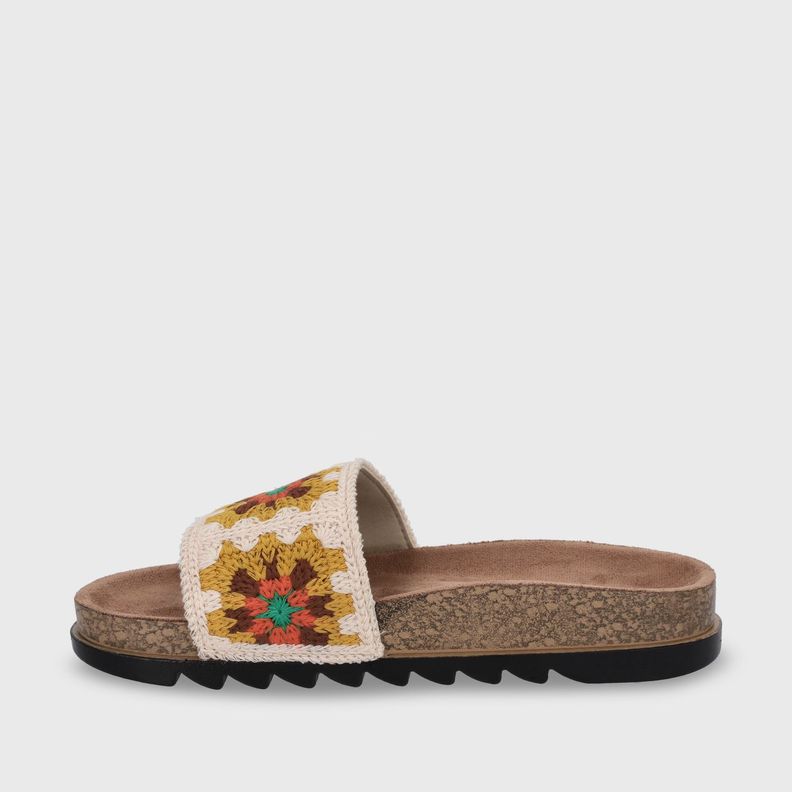 Sandalia Plana Multicolor Mujer 52030 Gotta-3