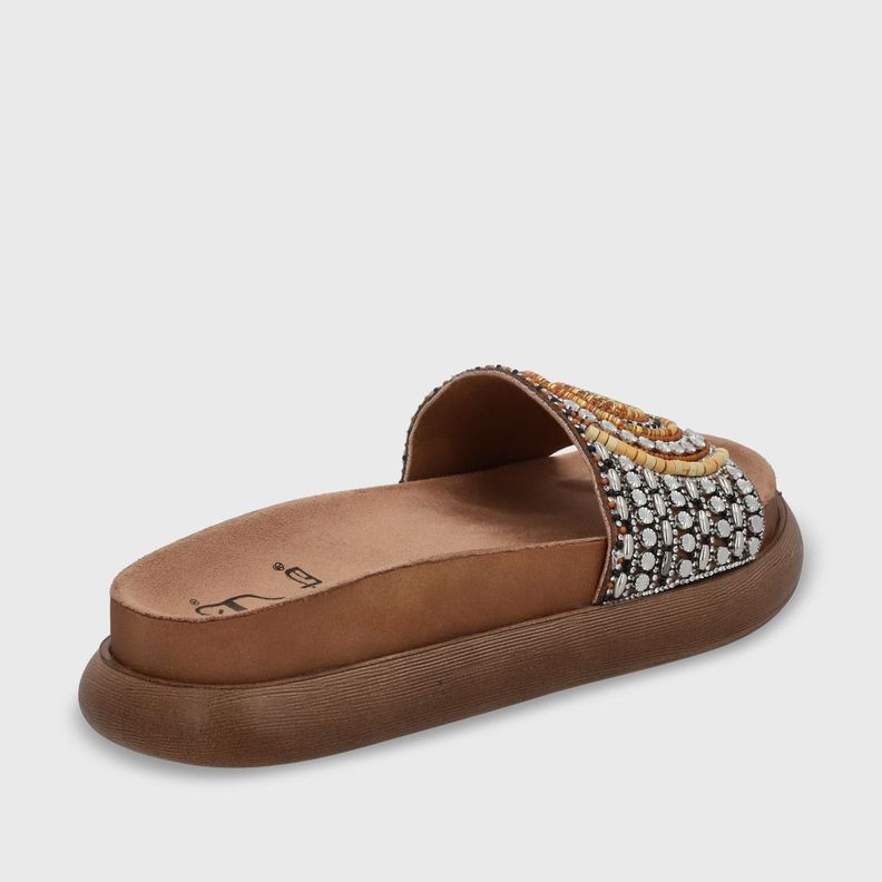 Sandalia Plano Beige Mujer 53704 Gotta-4