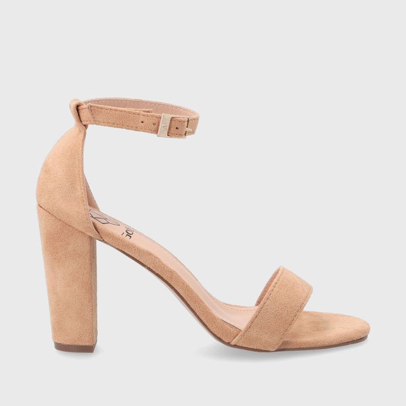 Sandalia Taco Camel Mujer 86123 Gotta-0