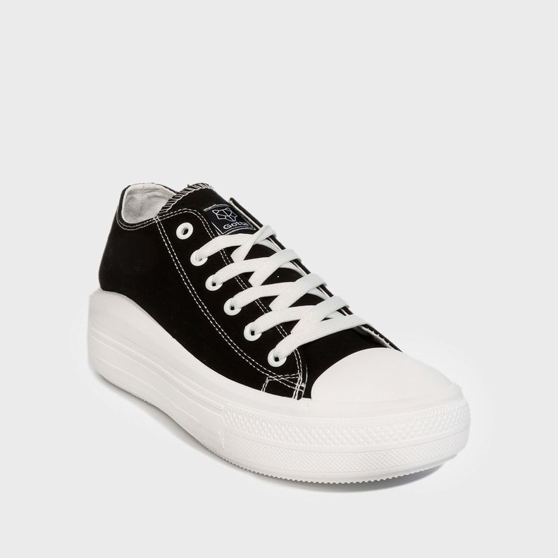 Zapatilla Negra Mujer 15960 Gotta-1