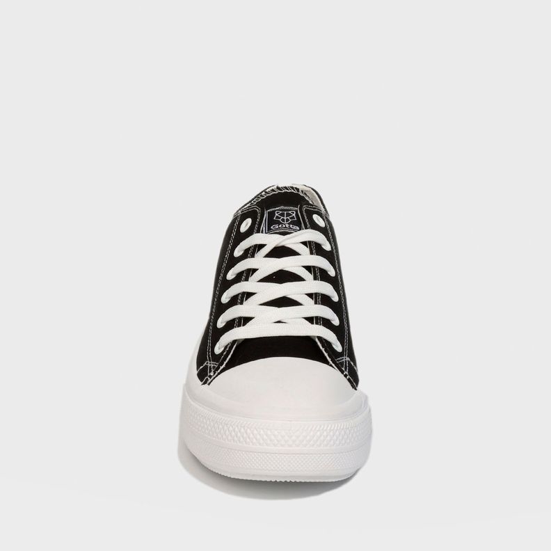 Zapatilla Negra Mujer 15960 Gotta-2