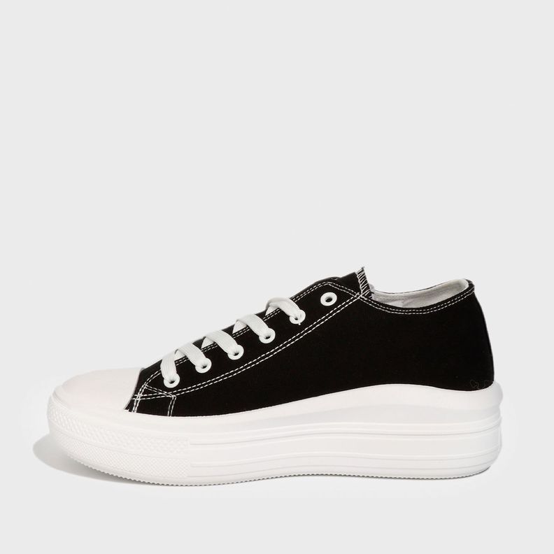 Zapatilla Negra Mujer 15960 Gotta-3