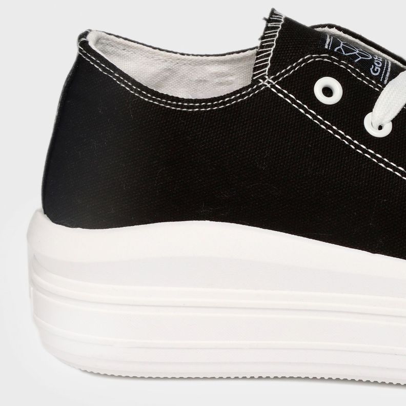 Zapatilla Negra Mujer 15960 Gotta-5