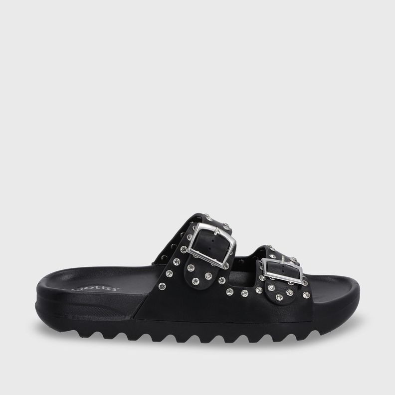 Sandalia Plana Negra Mujer 52060 Gotta-0