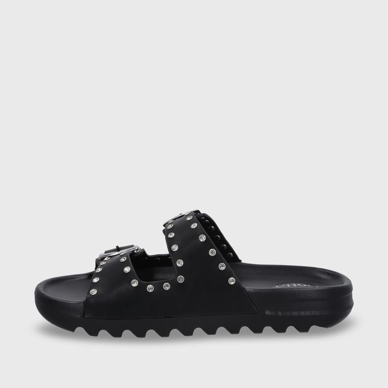 Sandalia Plana Negra Mujer 52060 Gotta-3