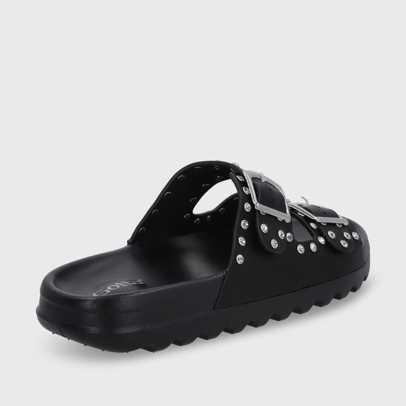 Sandalia Plana Negra Mujer 52060 Gotta-4
