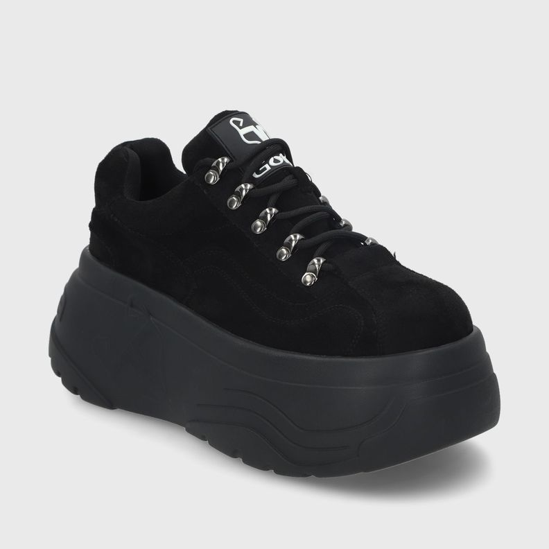 Zapatilla Plataforma Negra Mujer 43061 Gotta-1