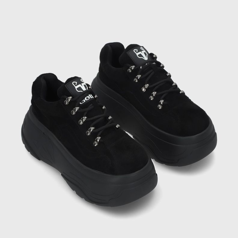 Zapatilla Plataforma Negra Mujer 43061 Gotta-2