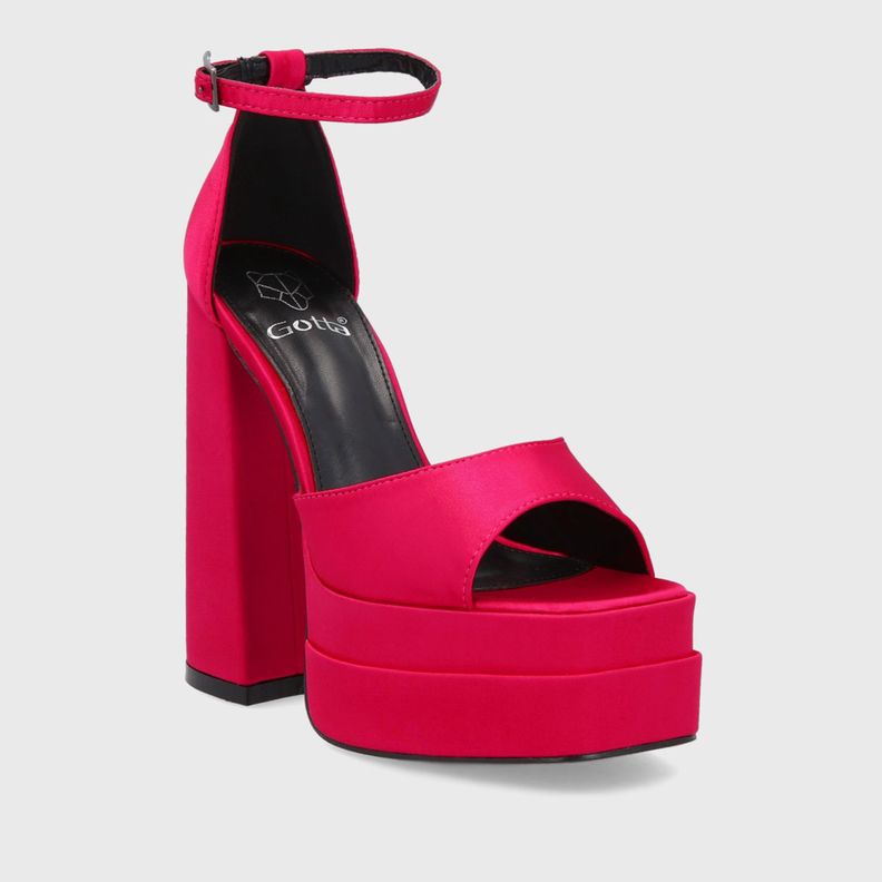 Sandalia Plataforma Fucsia Mujer 25911 Gotta-1