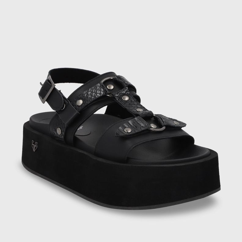 Sandalia Plataforma Negro Mujer 55941 Gotta-1