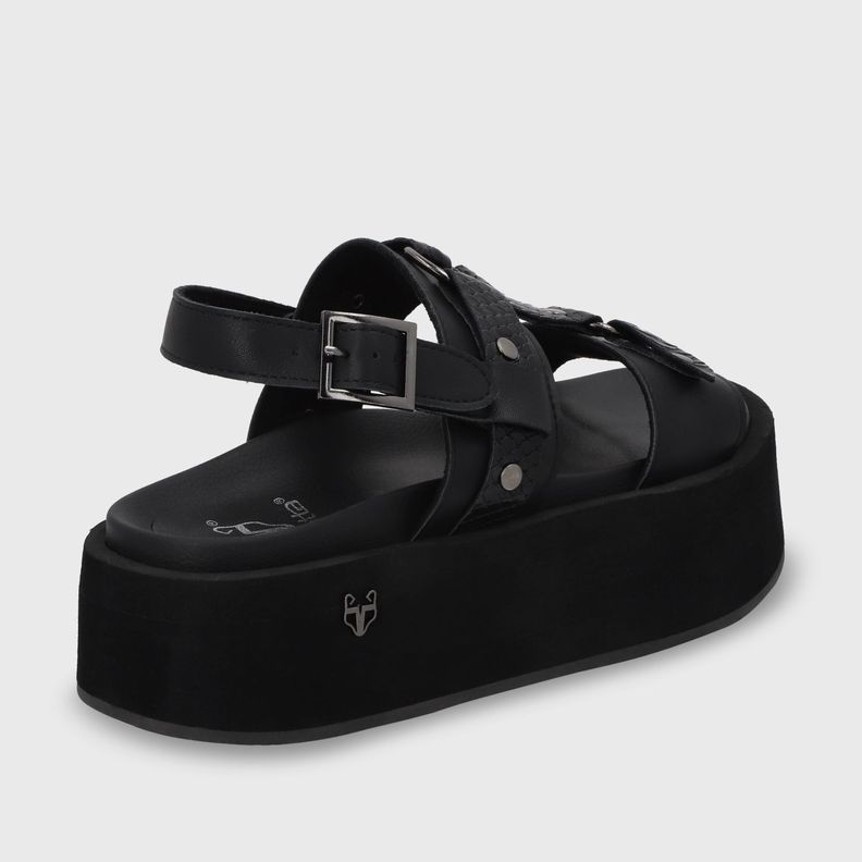 Sandalia Plataforma Negro Mujer 55941 Gotta-4