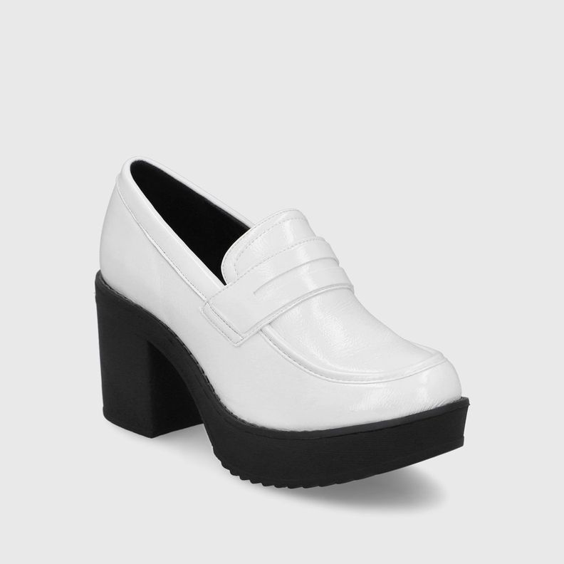 Zapato Blanco Charol Mujer 13503 Gotta-1
