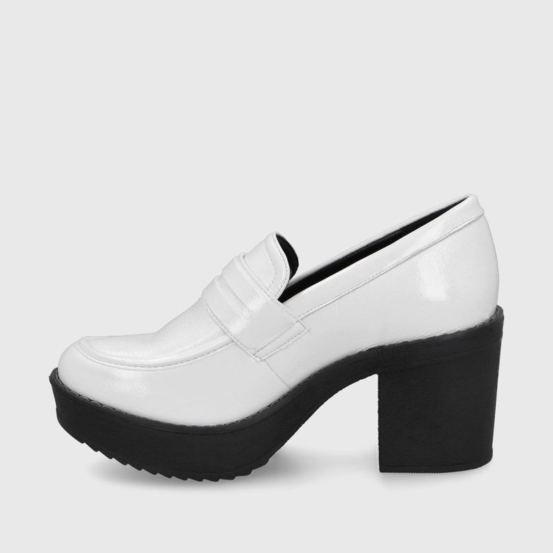 Zapato Blanco Charol Mujer 13503 Gotta-3