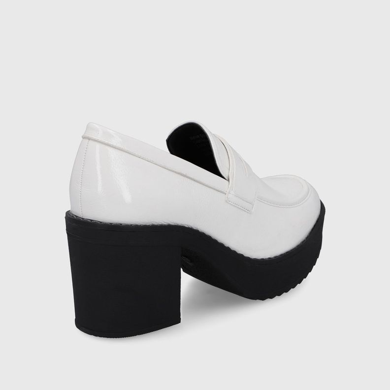 Zapato Blanco Charol Mujer 13503 Gotta-4