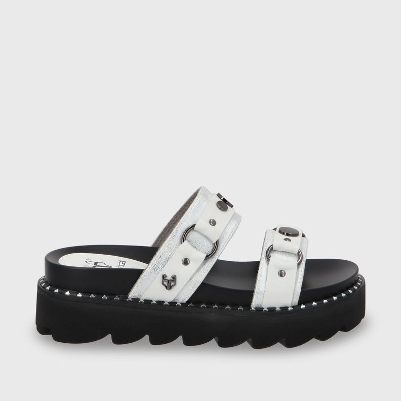 Sandalia Plano Blanco Mujer 1573B Gotta-0