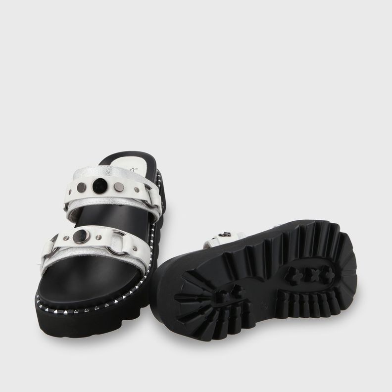 Sandalia Plano Blanco Mujer 1573B Gotta-6
