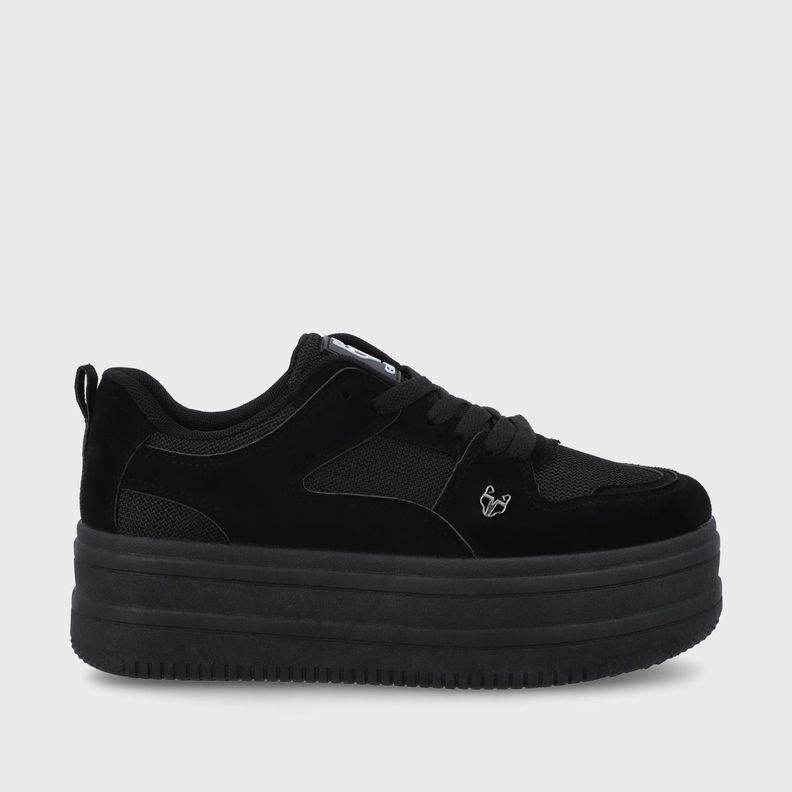 Zapatilla Plataforma Negra Mujer 38562 Gotta-0