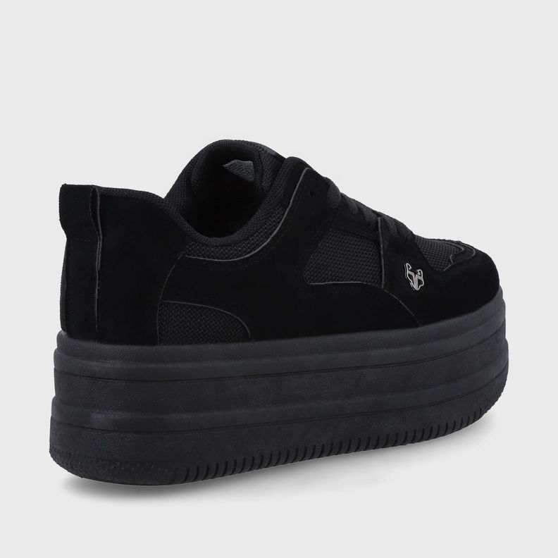 Zapatilla Plataforma Negra Mujer 38562 Gotta-4