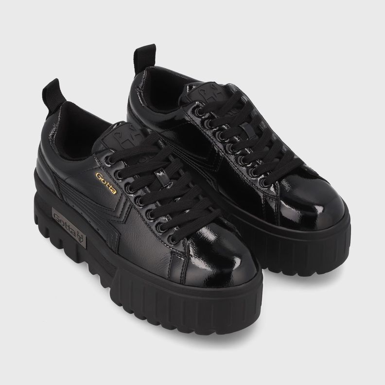 Zapatilla Plataforma Negra  Mujer 23243 Gotta-2