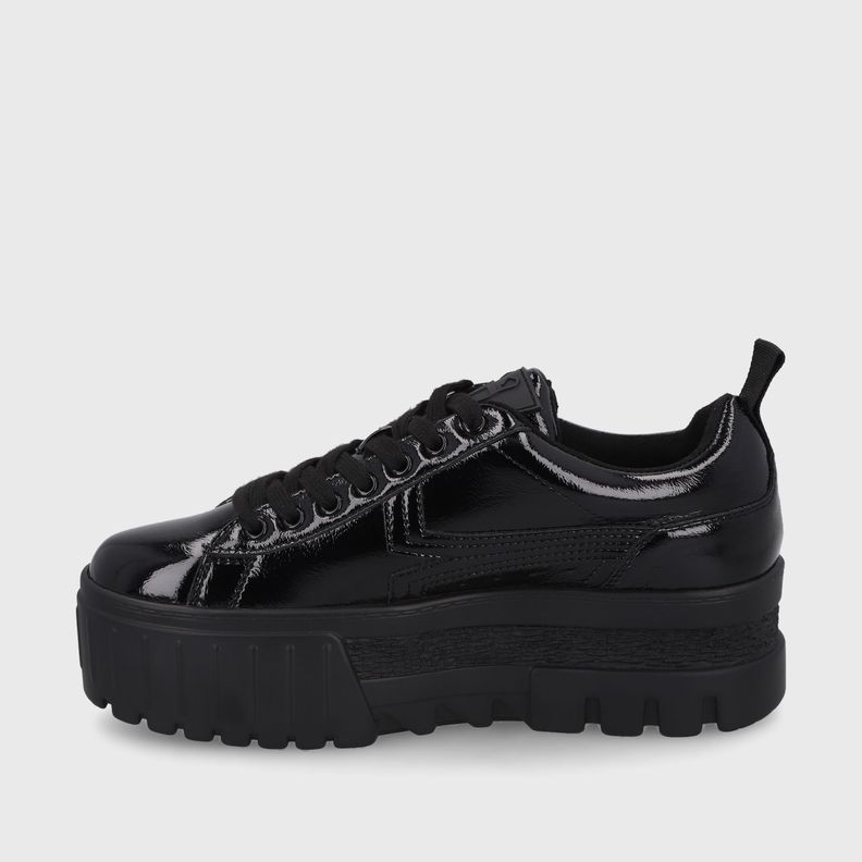Zapatilla Plataforma Negra  Mujer 23243 Gotta-3