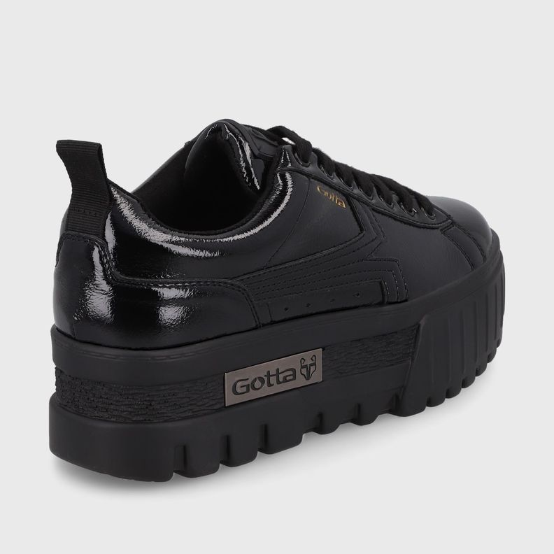 Zapatilla Plataforma Negra  Mujer 23243 Gotta-4
