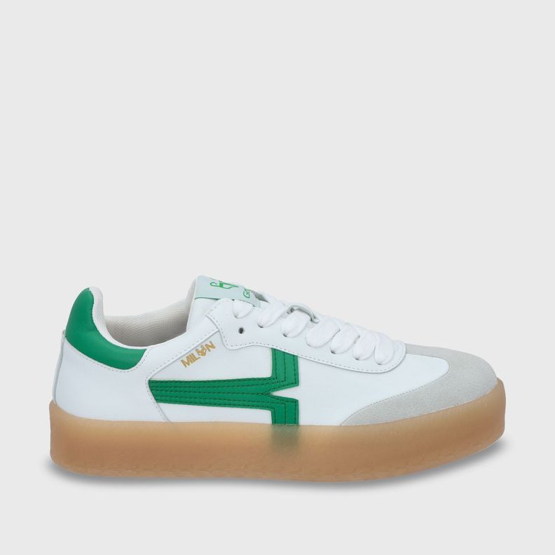 zapatilla Plano Verde Mujer 53740 Gotta-0