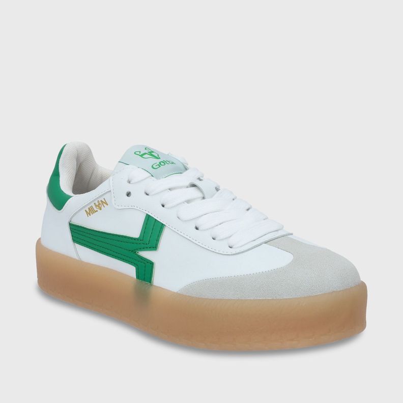 zapatilla Plano Verde Mujer 53740 Gotta-1