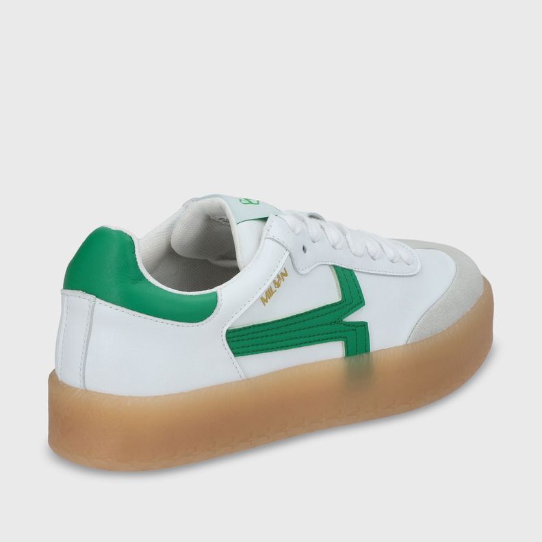 zapatilla Plano Verde Mujer 53740 Gotta-4