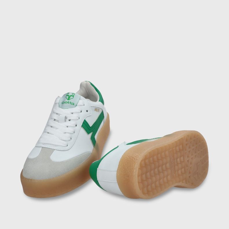 zapatilla Plano Verde Mujer 53740 Gotta-6