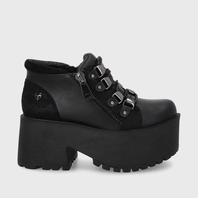 Zapato Negro Mujer 15171 Gotta