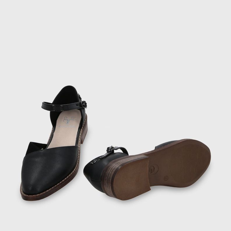 Sandalia Negra  Mujer 17578 Gotta-5