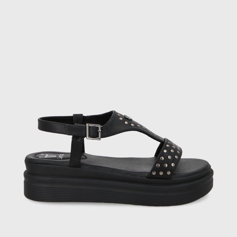 Sandalia Plataforma Negro Mujer 43016 Gotta-0