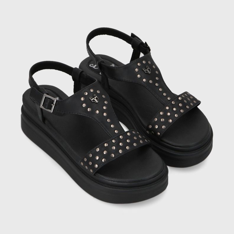 Sandalia Plataforma Negro Mujer 43016 Gotta-2