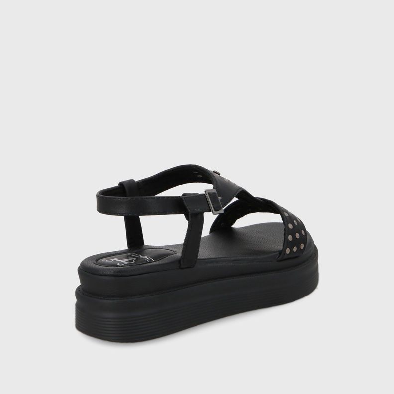 Sandalia Plataforma Negro Mujer 43016 Gotta-4