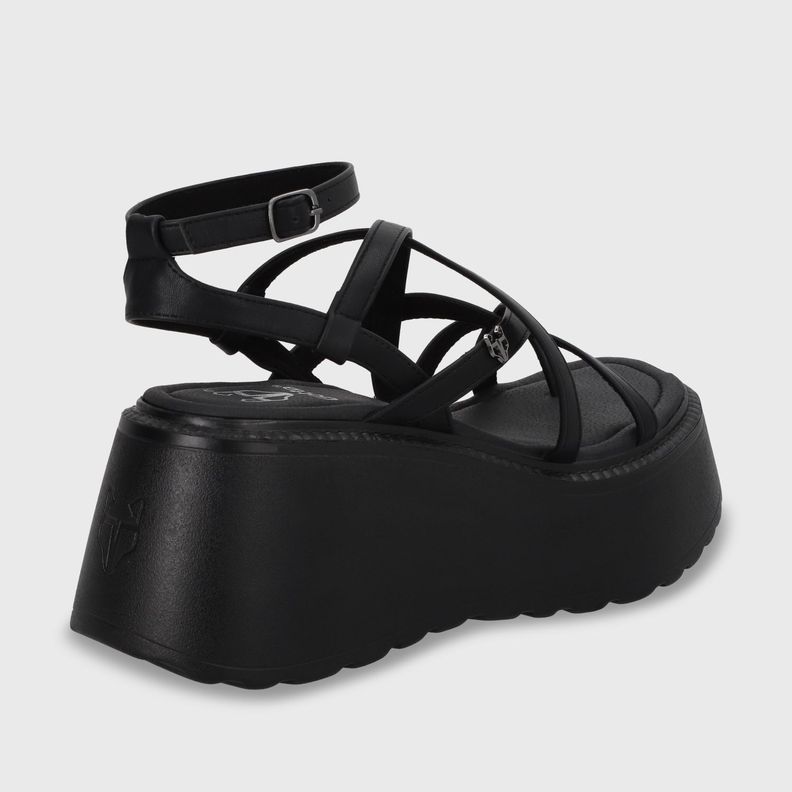 Sandalia Plataforma Negro Mujer 53722 Gotta-4