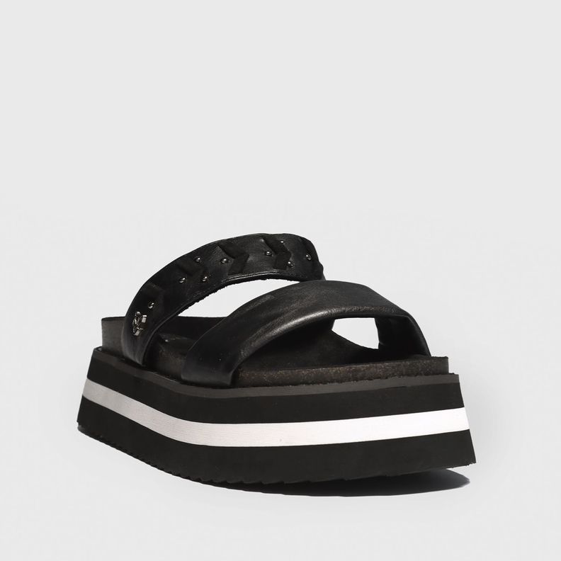 Sandalia Plataforma Negra Mujer 15263 Gotta-1