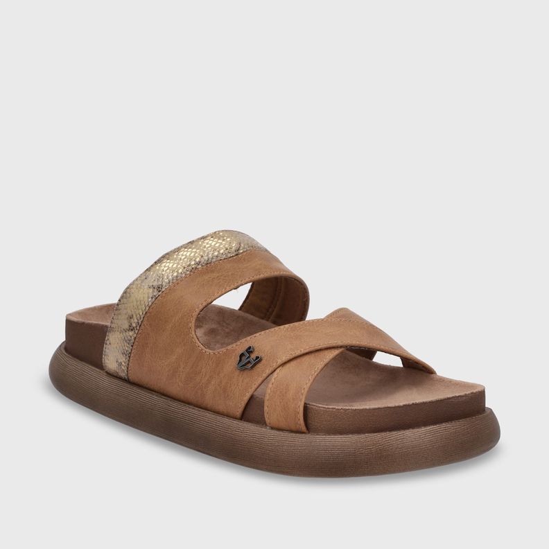 Sandalia Plano Beige Mujer 53700 Gotta-1
