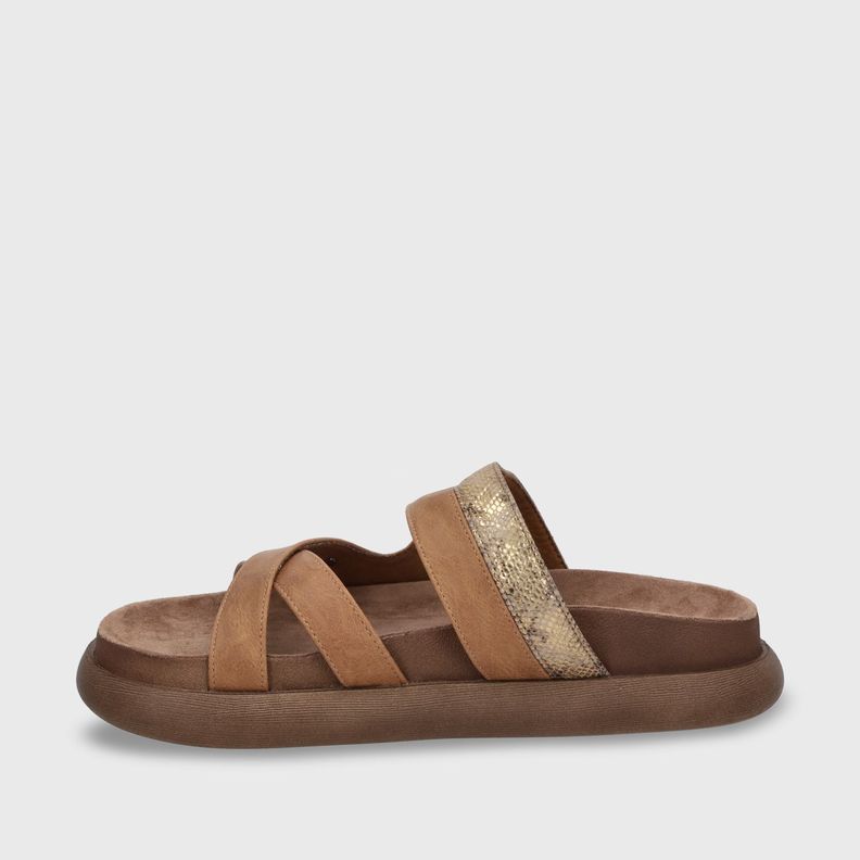 Sandalia Plano Beige Mujer 53700 Gotta-3